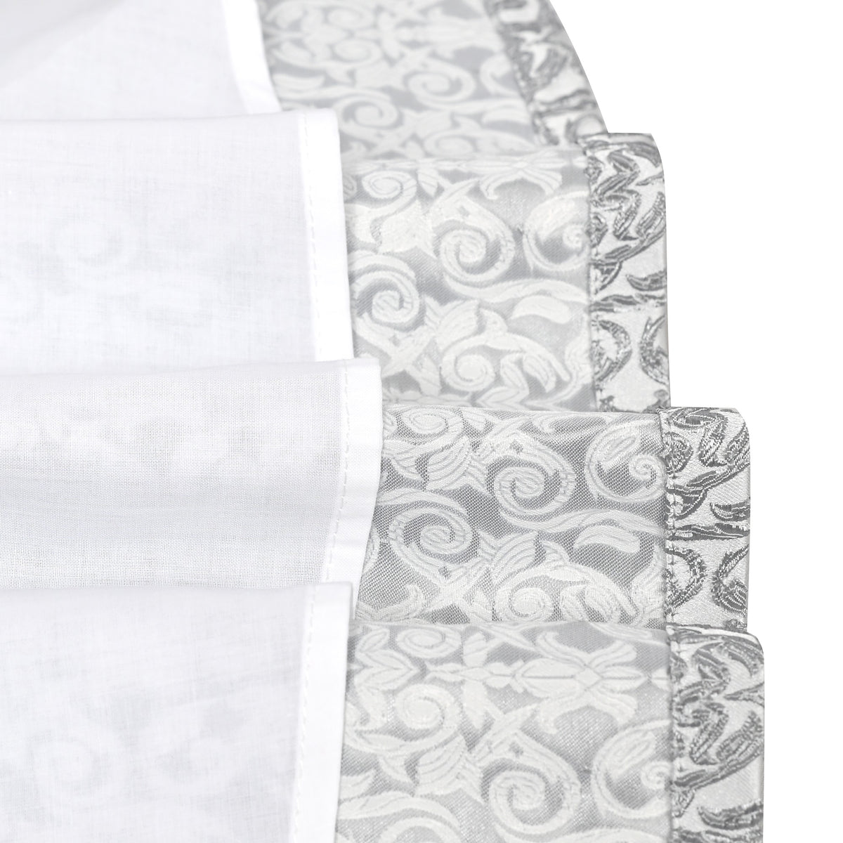 Girls Dress Gray Bow Jacquard Flared Sleeveless Princess Wedding Formal Special - Silver