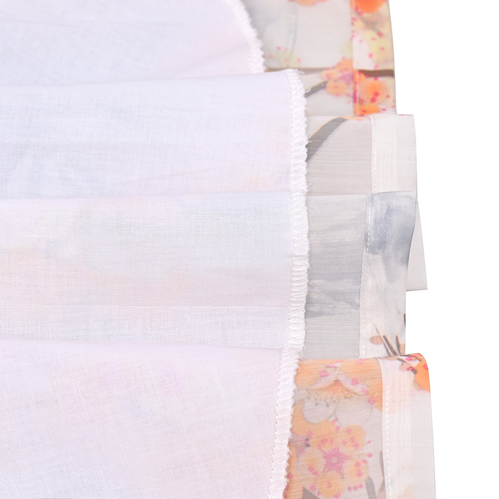 Girls Dress Floral Butterfly Organza Pearl Button Slit 3/4 Sleeve Traditional Party Pink