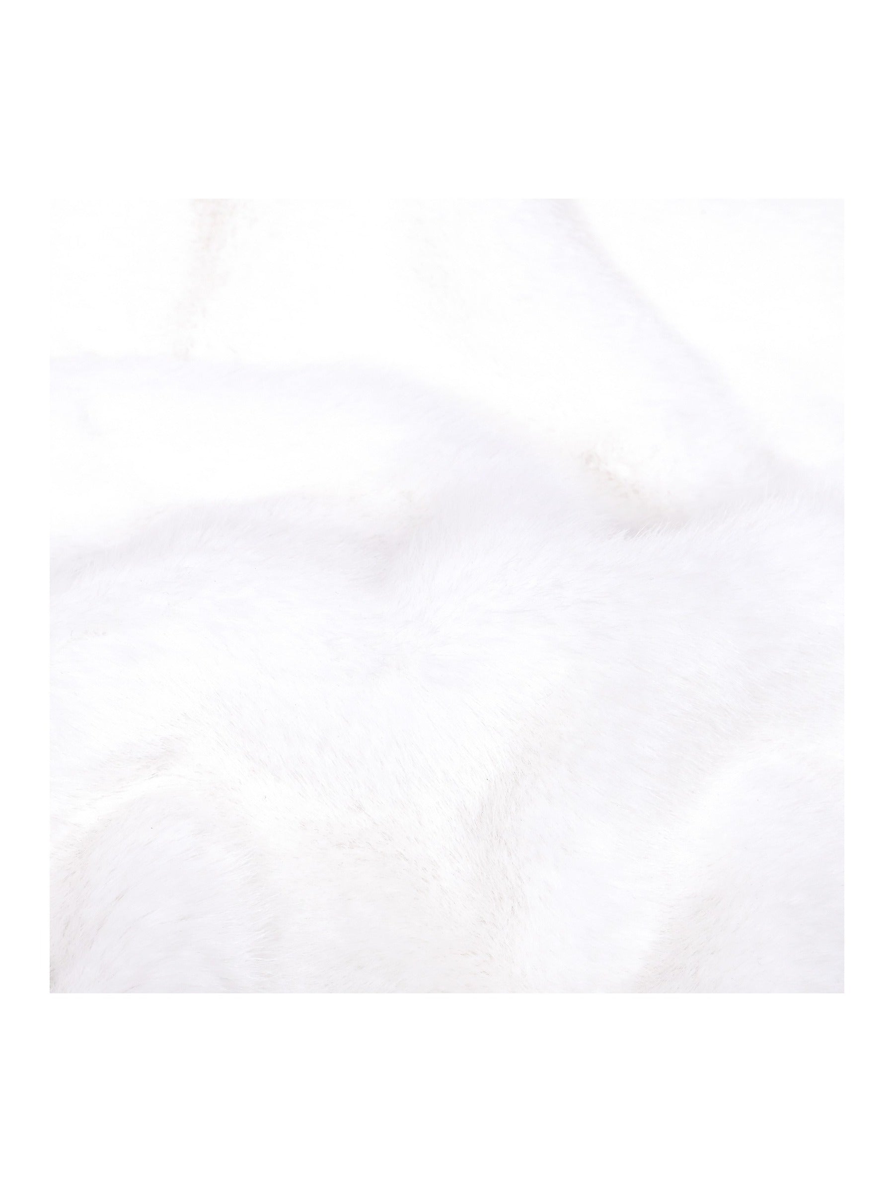Girls Vest Coat White Faux Fur Button Sleeveless Jacket Christmas Outerwear Winter White