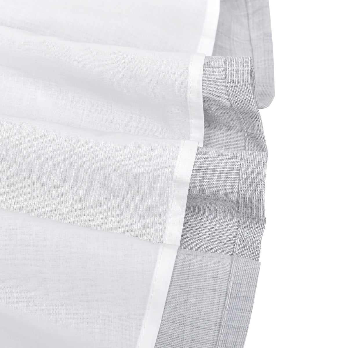 Girls Dress White Collar Back School Cotton Casual - Light Gray