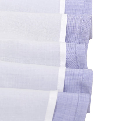 Girls Dress White Collar Back School Cotton Casual - Light Purple
