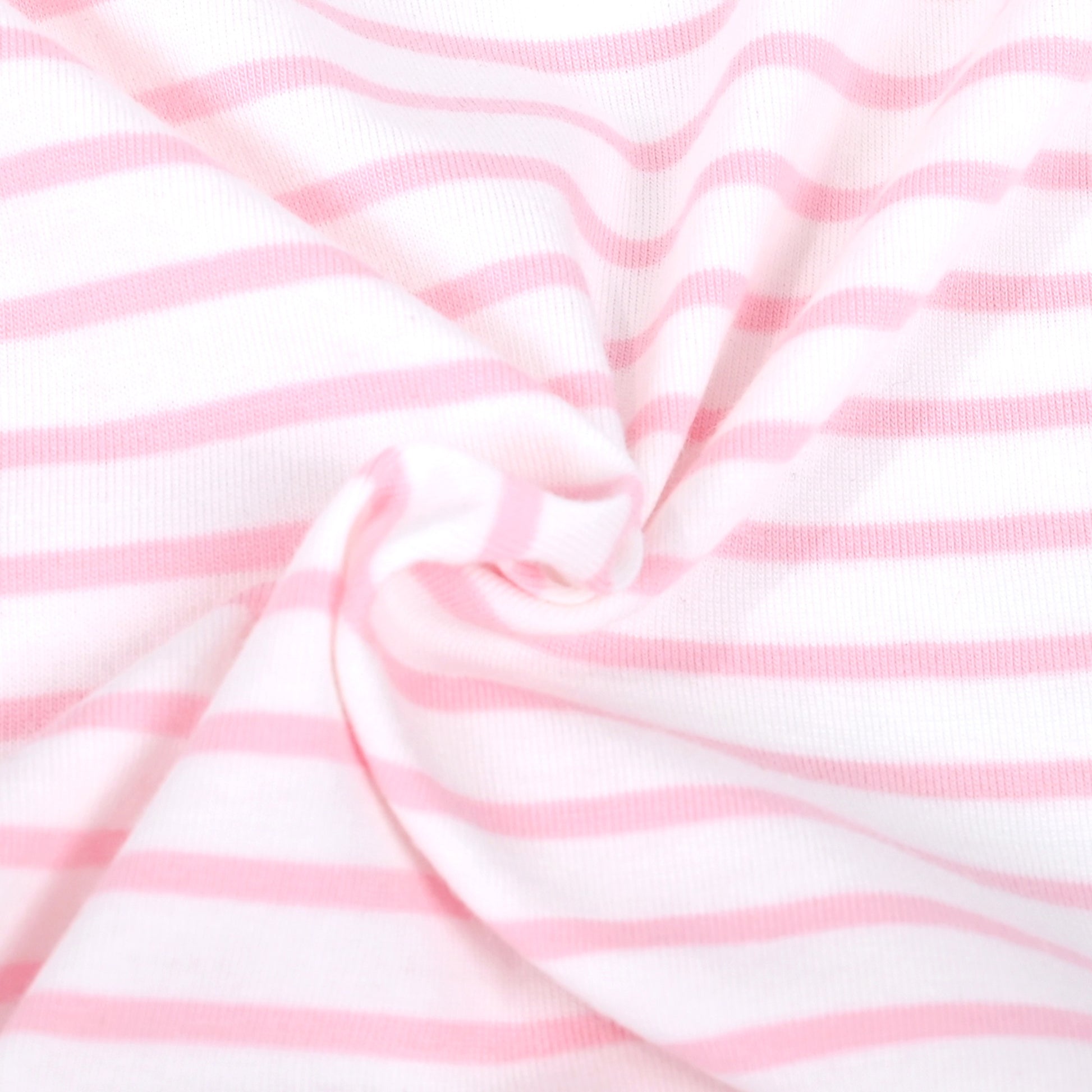 Girls T-shirt Crop Top Pink Lettuce Trim Ribbed Knit Crewneck Daily Pink