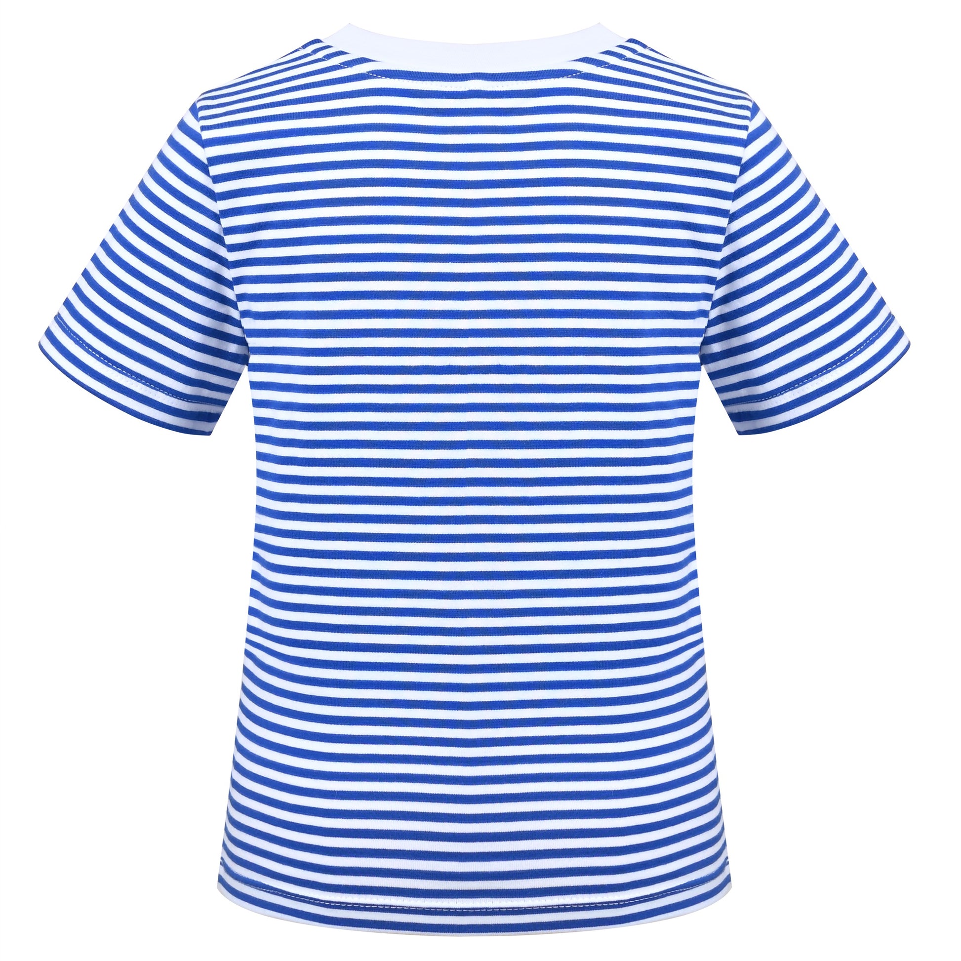 Girls T-shirt Crop Top Pink Lettuce Trim Ribbed Knit Crewneck Daily Blue