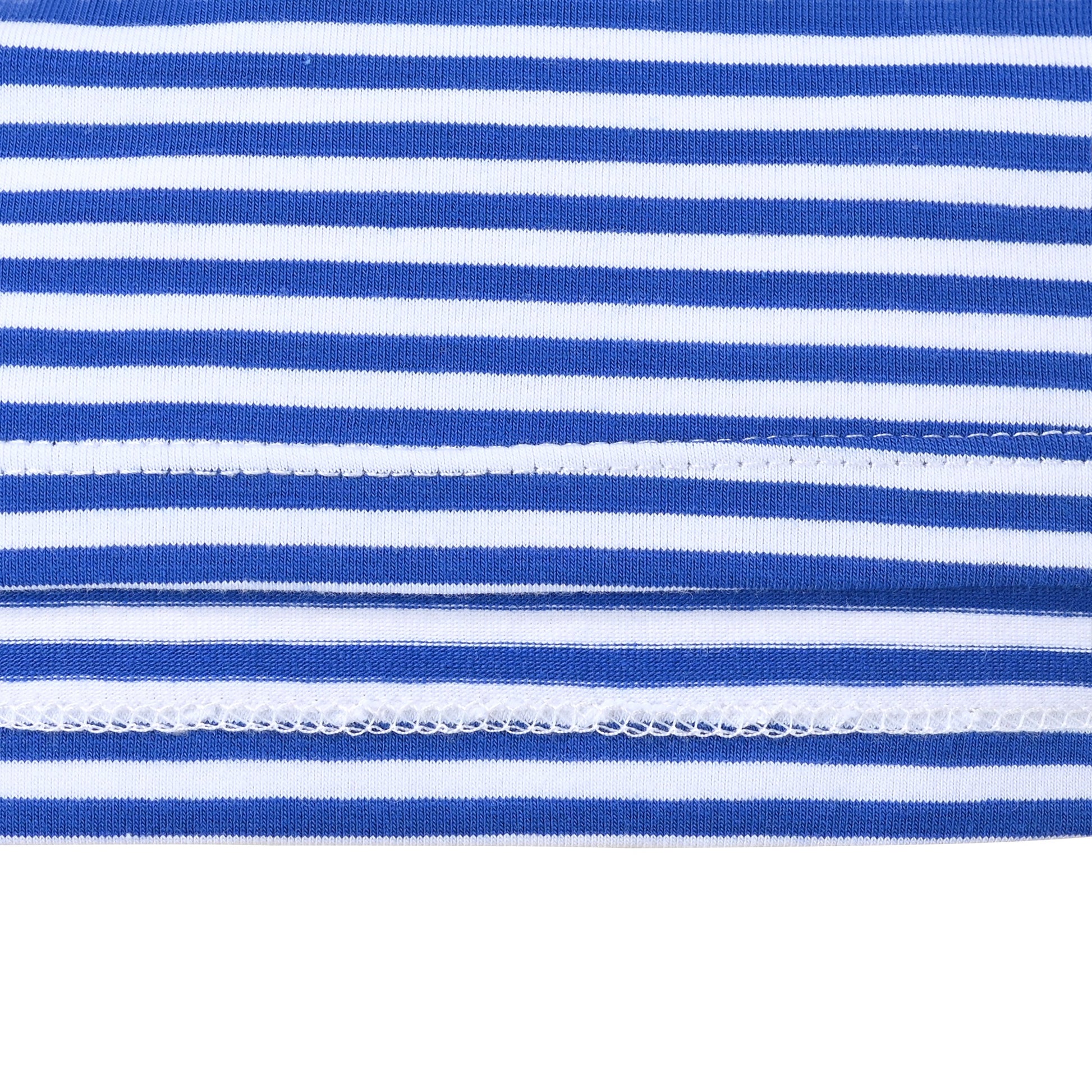 Girls T-shirt Crop Top Pink Lettuce Trim Ribbed Knit Crewneck Daily Blue