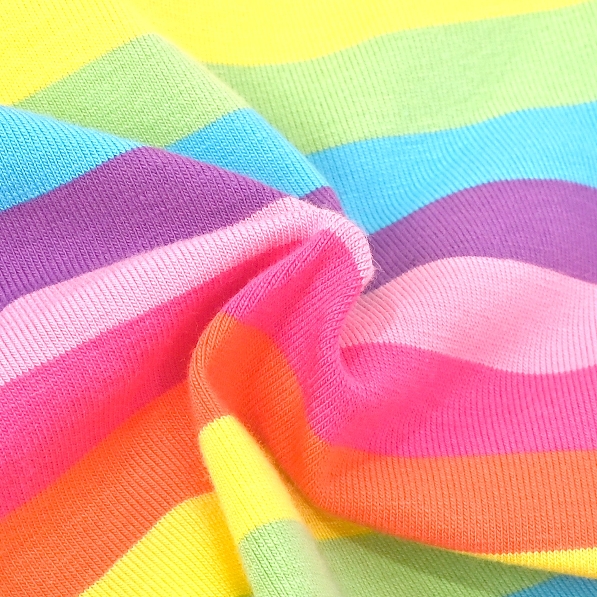 Girls Toddler Trousers Leggings Full Length Cotton Soft Elastic Preppy Rainbow Multi-Color