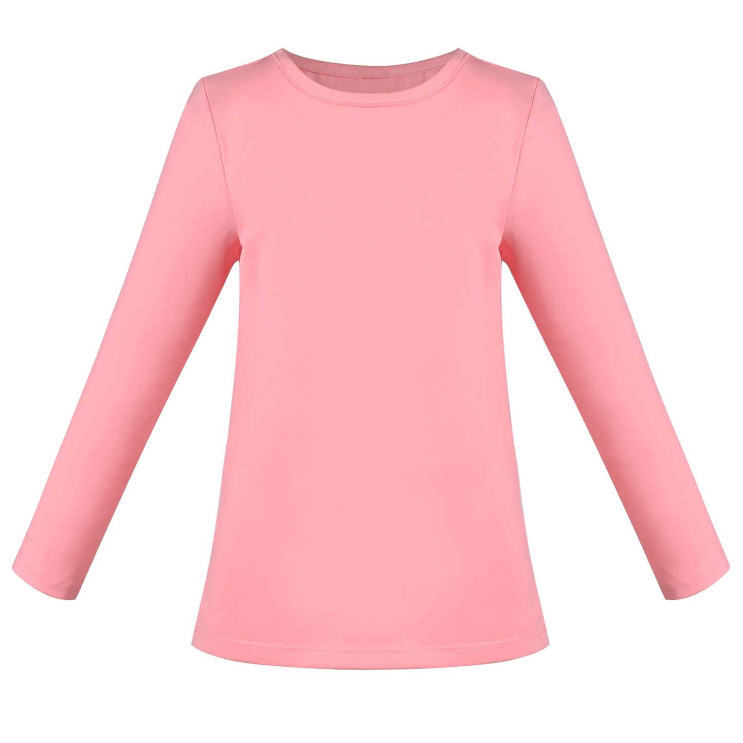 Girls Tee Purple Unicorn Magical Soft Cotton Ruffle Long Sleeve Casual Pink