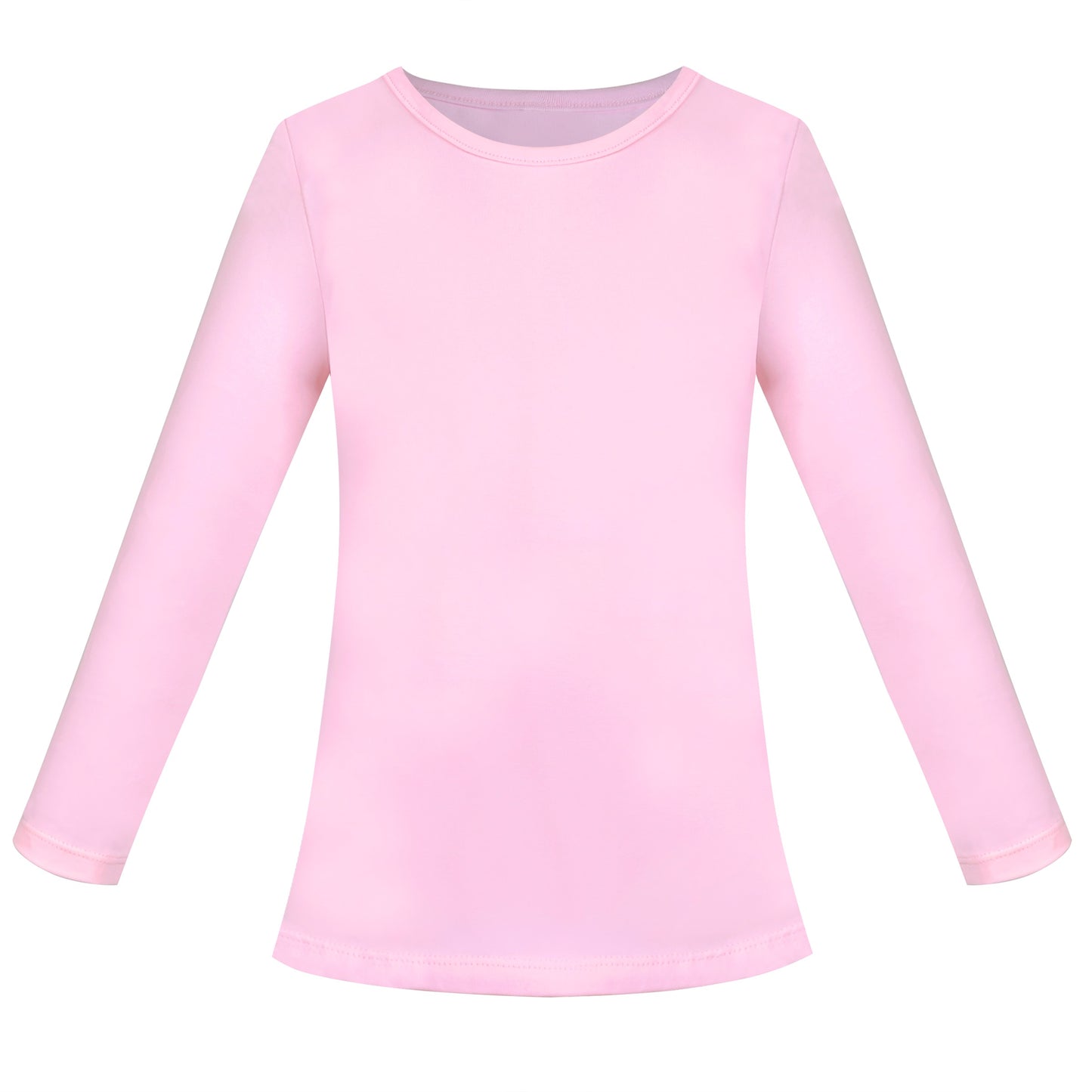 Girls Tee Purple Unicorn Magical Soft Cotton Ruffle Long Sleeve Casual Pink