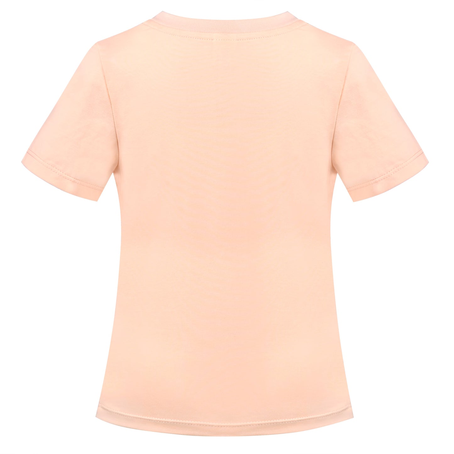 Girls T-shirt Crop Top Pink Lettuce Trim Ribbed Knit Crewneck Daily Yellow