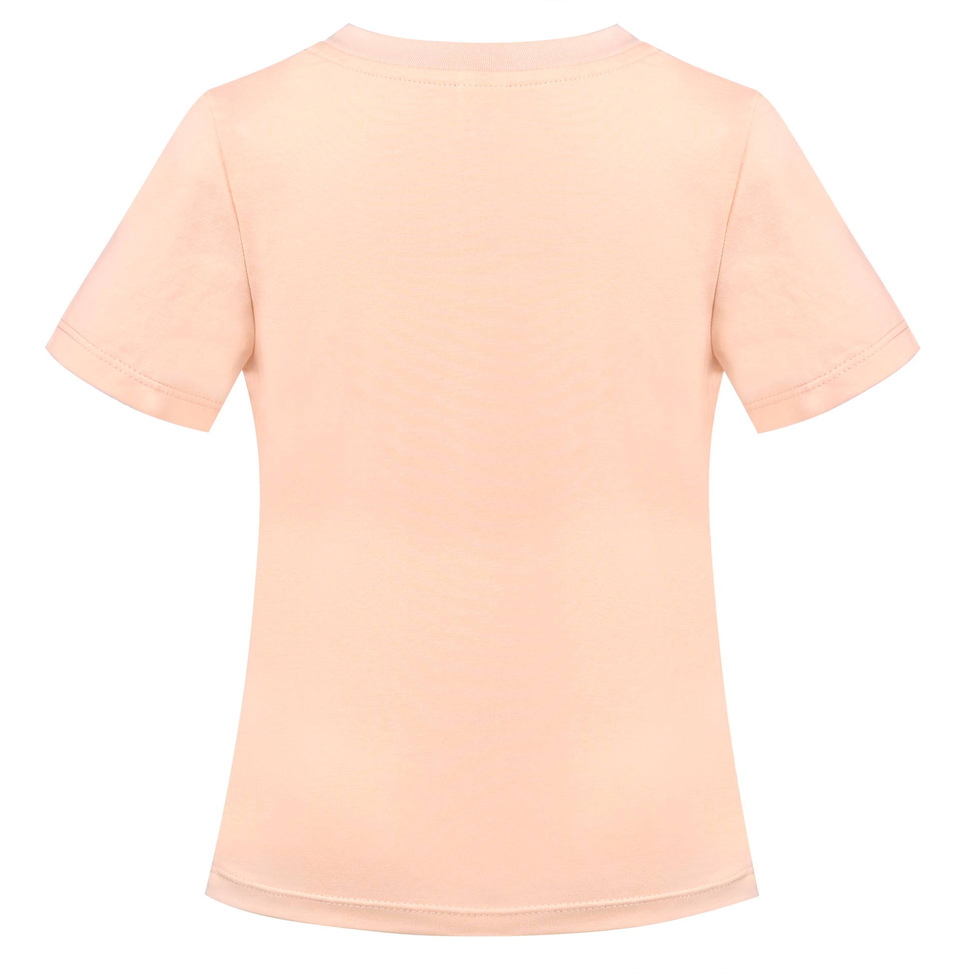 Girls T-shirt Crop Top Pink Lettuce Trim Ribbed Knit Crewneck Daily Yellow
