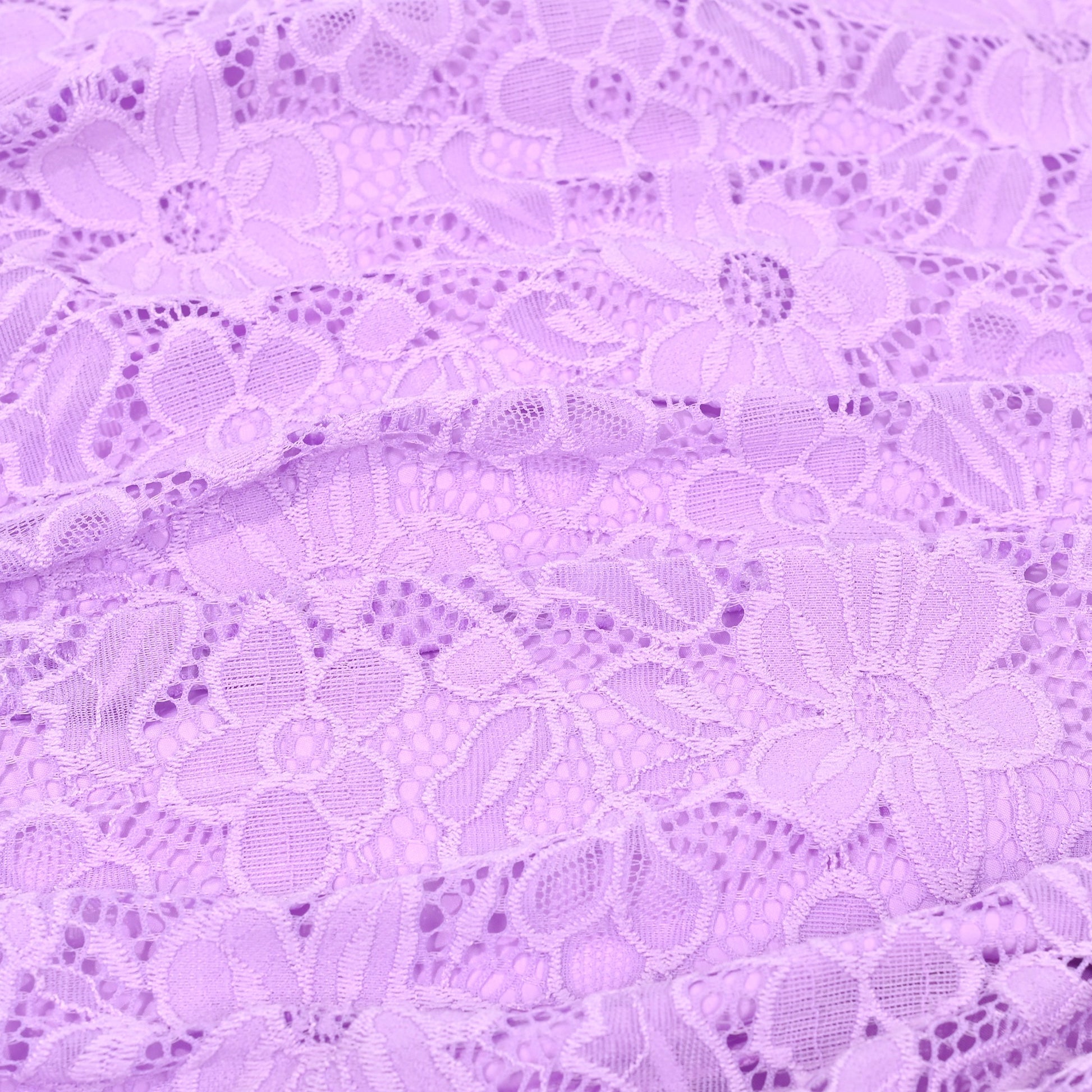 Girls Dress Lilac Lace Floral Hi-lo Strap Summer Holiday Elegant Princess Purple