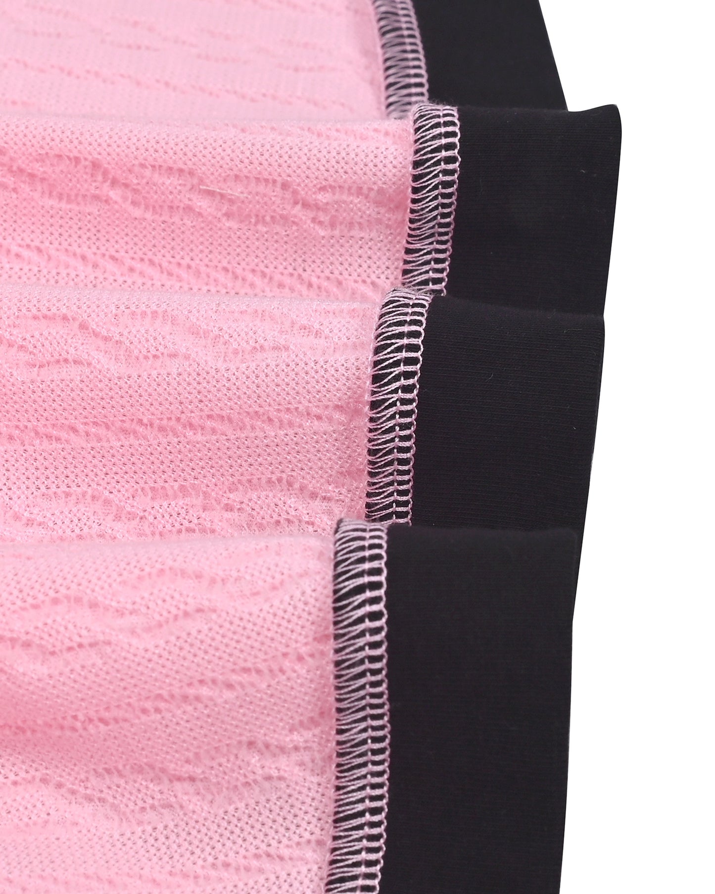 Girls Dress Rose Pink Cable Knit Striped Casual Long Sleeve Cotton Pink