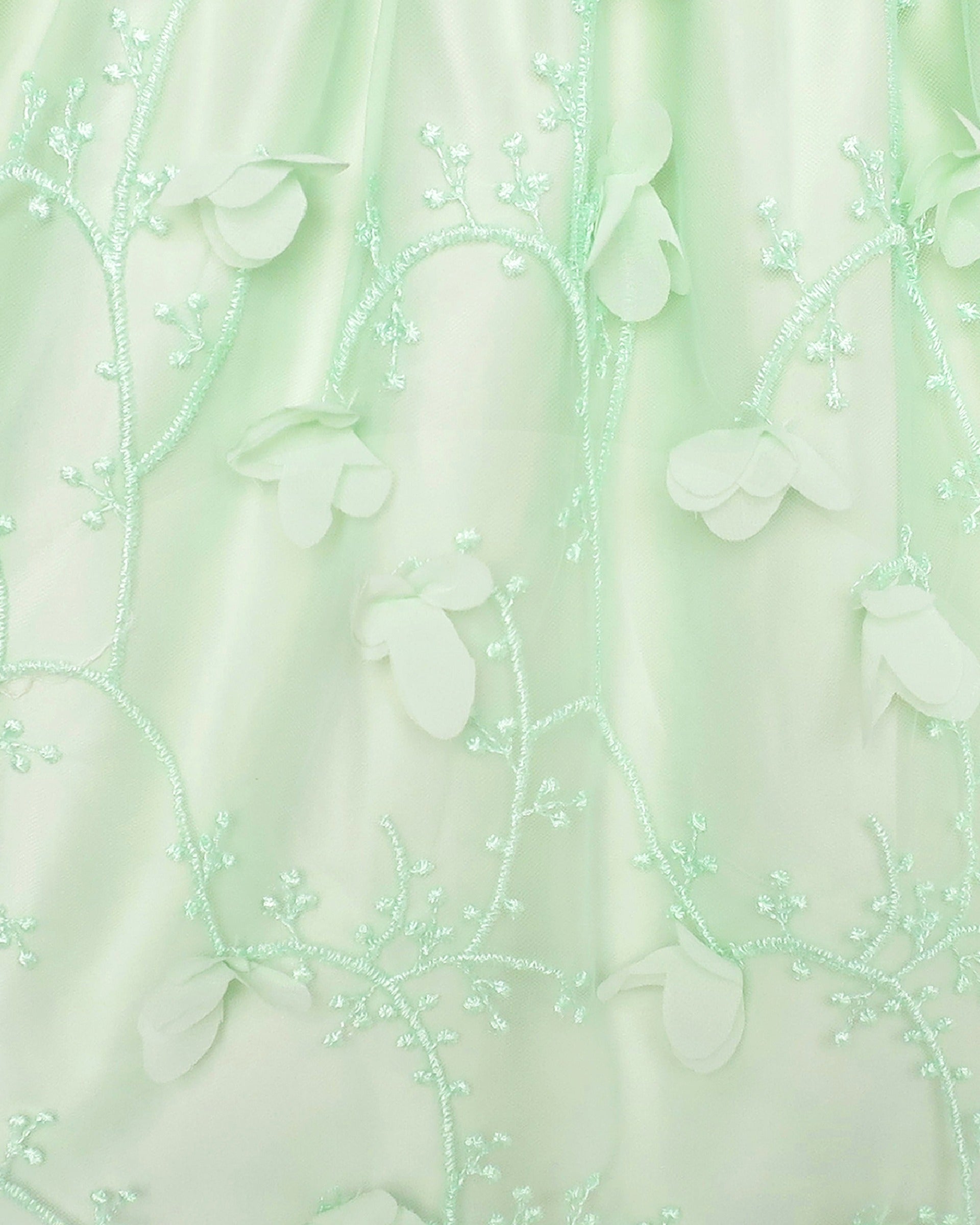Flower Girl Dresses Sweet Pink Party Bow Tulle Princess Party Lace Cap Sleeve Wedding Easter Green