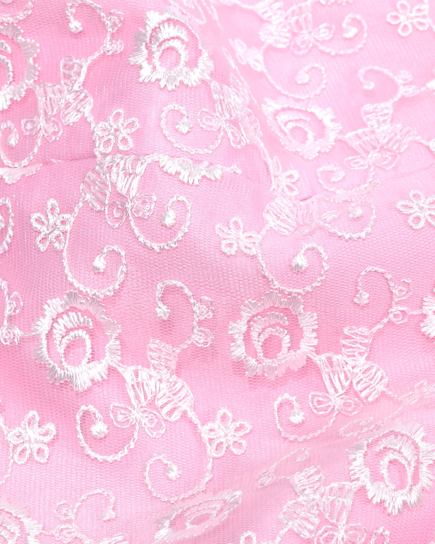 Flower Girl Dresses Sweet Pink Party Bow Tulle Princess Party Lace Cap Sleeve Wedding Easter Pink
