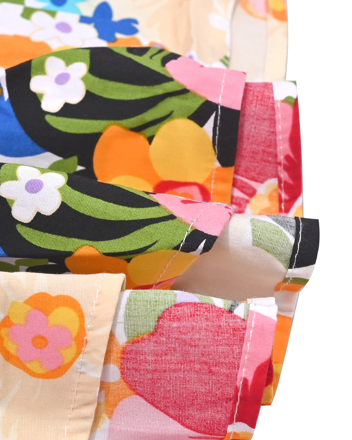 Girls Pink Heart Print Bow Tie Party Sundress Kids Clothes SZ - Floral Pink Bow