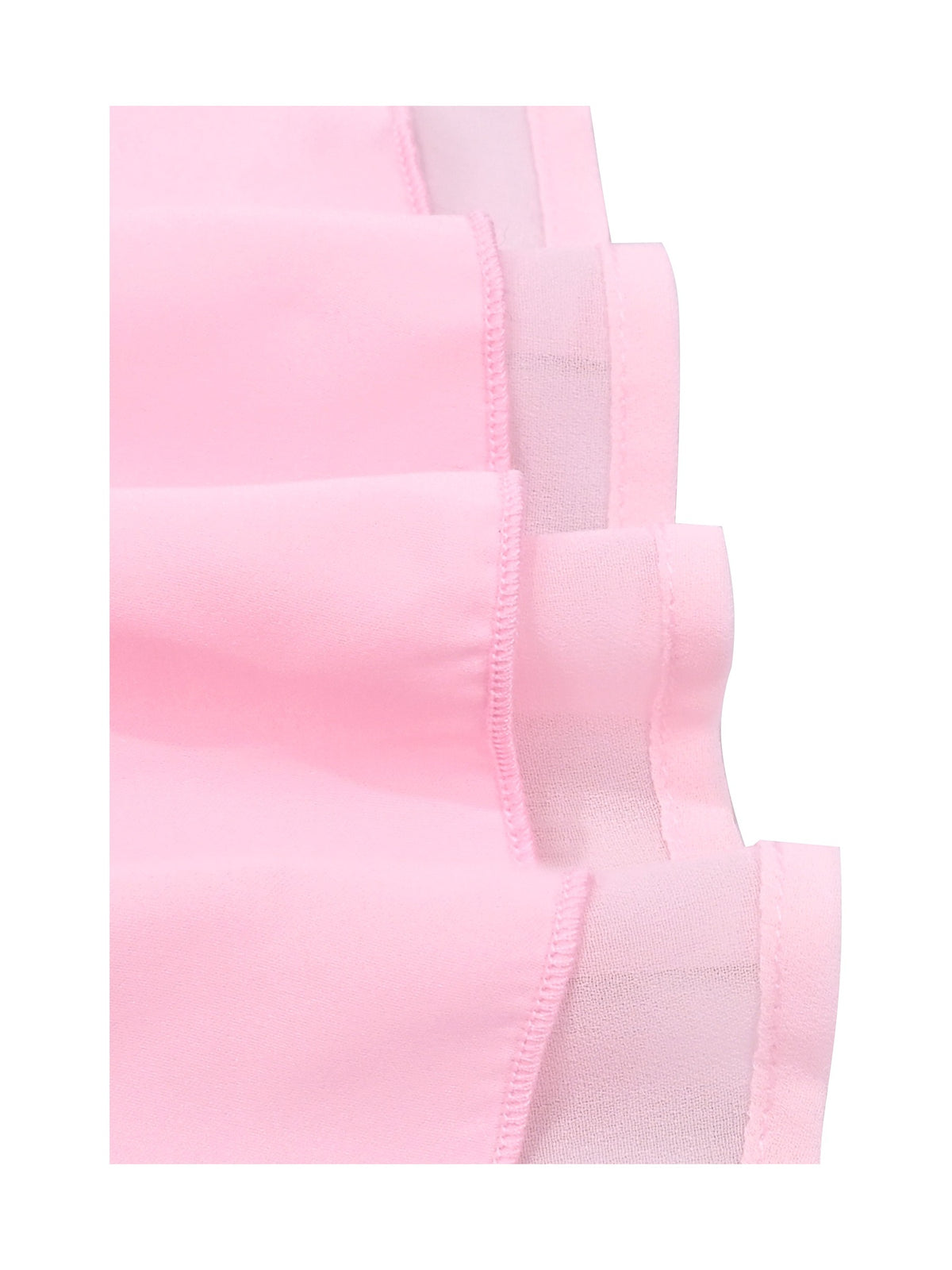 Girls Dress Deep Pink Chiffon Bridesmaid Dance Ball Maxi Gown - Pink Blush Maxi