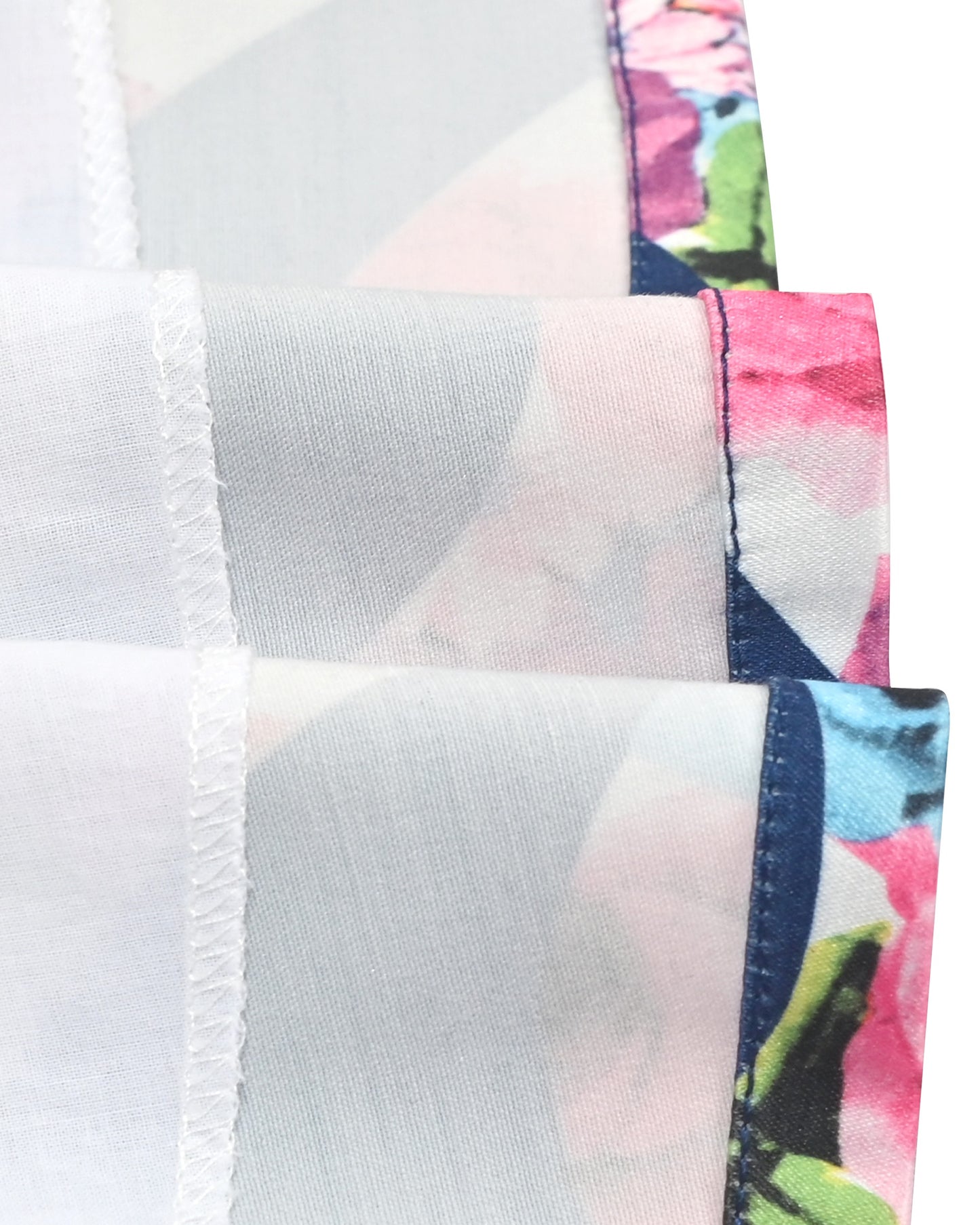 Girls Sleeveless A-Line Dress Satin Colorful Floral Print Knee Length Casual Beach Party Summer Holiday Blue