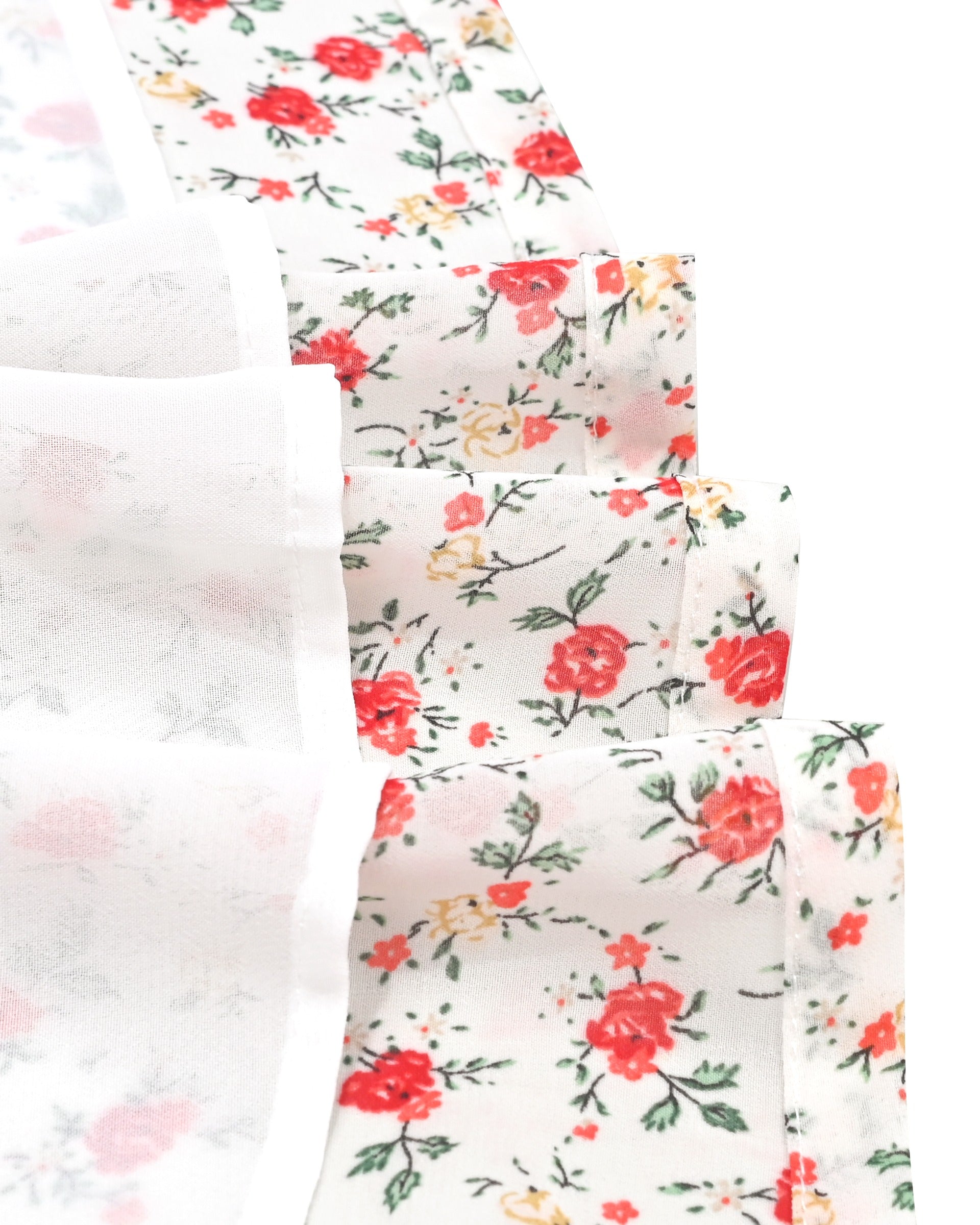 Girls Chiffon Dress Floral Bird Print Short Flutter Sleeve Casual Summer Dresses Beige