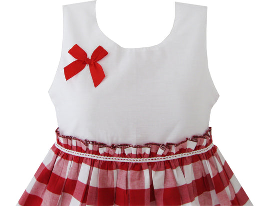 Girls Dress Tartan Size 4-10 Years