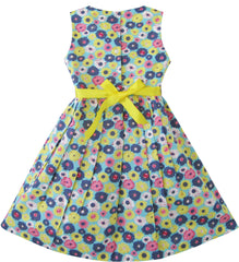 Girls Dress Yellow Daisy Beach Size 2-10 Years