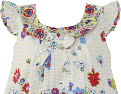 Girls Top Multi-Colored Floral Cute Kids Clothing