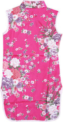 Girls Dress Artificial Silk Cheongsam Hot Children Clothing Size 12M-8 Years