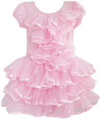 Girls Dress Multi-layer Tulle Tutu Dancing Party Size 2-6 Years