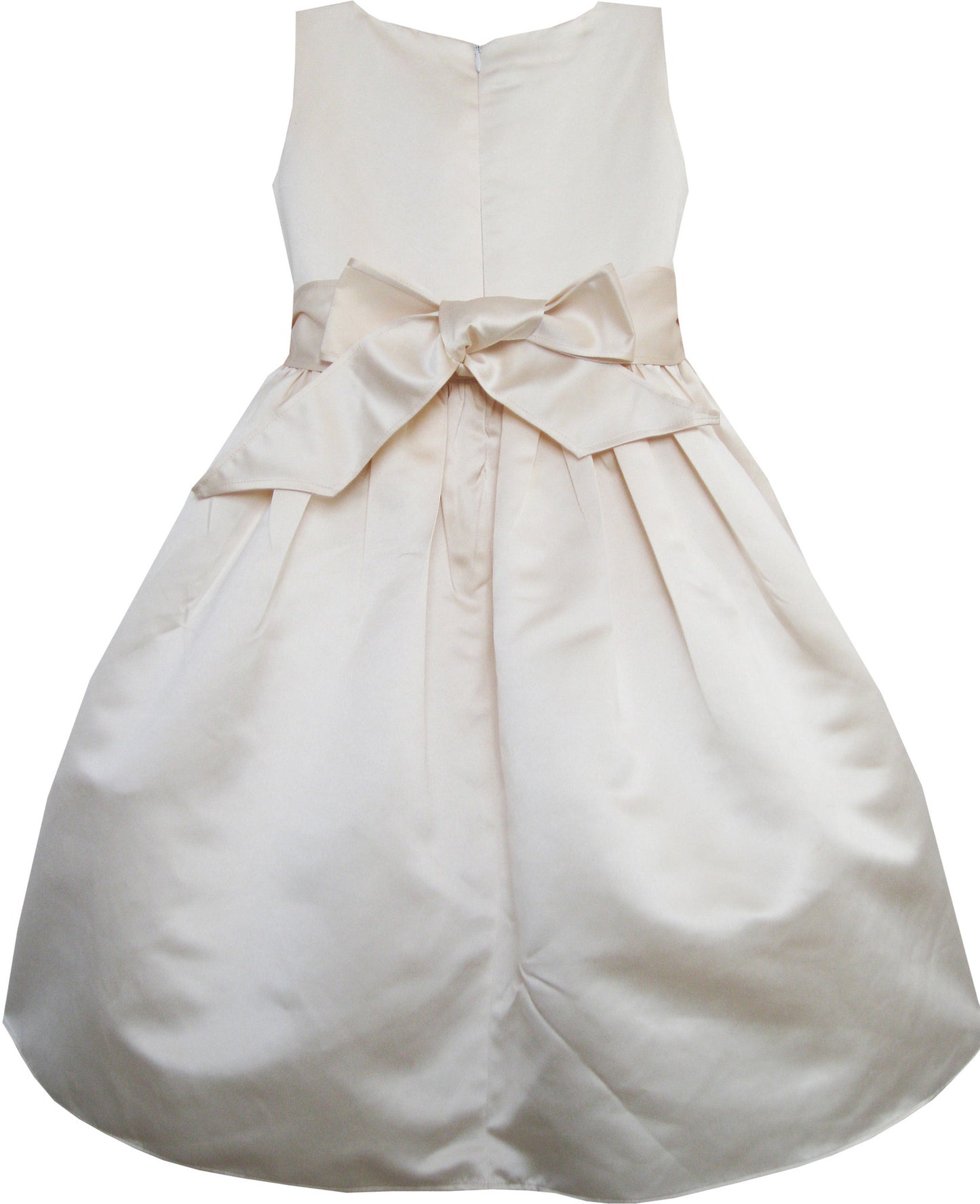 Girls Dress Champagne Shinning Wedding Pageant Bridesmaid Size 4-12 Years