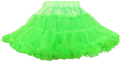 Girls Skirt Tutu Dancing Dress Party Green Shinning Size 2-10 Years