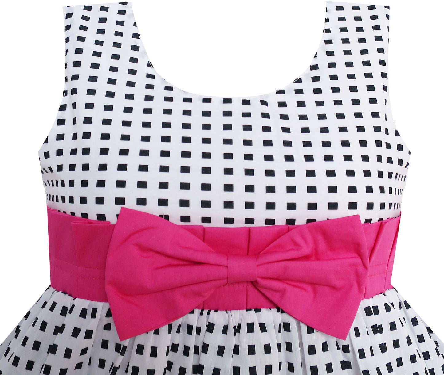 Girls Dress Floral Tartan Party Birthday Size 4-12 Years