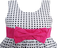 Girls Dress Floral Tartan Party Birthday Size 4-12 Years