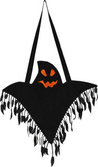 Girls Dress Halloween Witch Costume Ghost Bag Black Green Size 5-12 Years