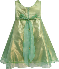 Girls Dress Shinning Satin Tulle Halloween Party Flower Size 4-14 Years
