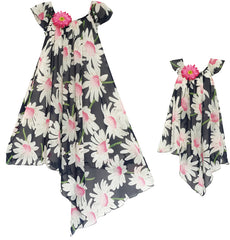 Matching Daughter Flower Dress Only Size 7-14 Years