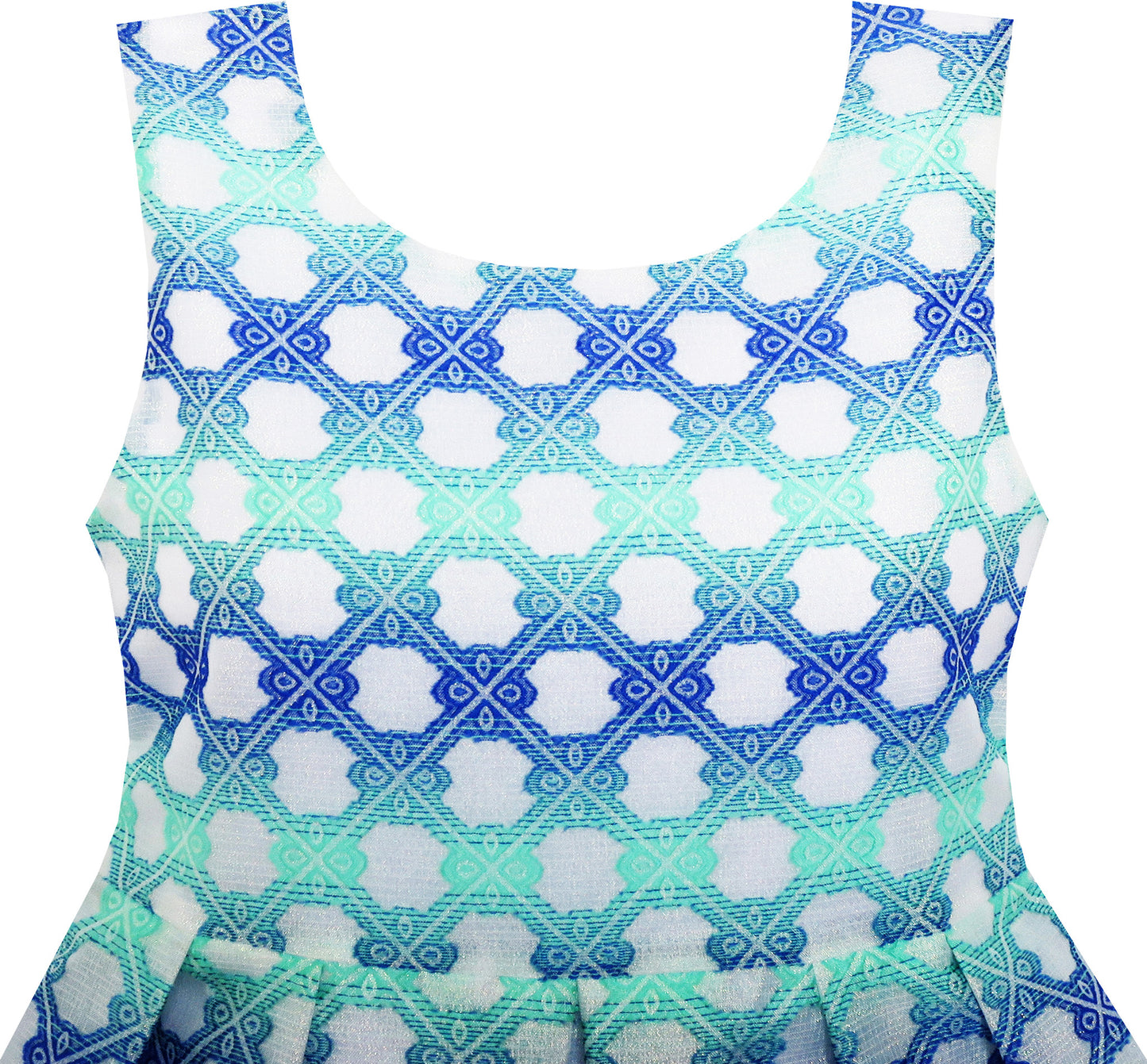 Girls Dress Plaid Checkered Striped Color Blocks Size 2-14 Years