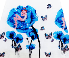 Girls Dress Little Girl Sleep In Flower Pattern Butterfly Blue Size 7-14 Years