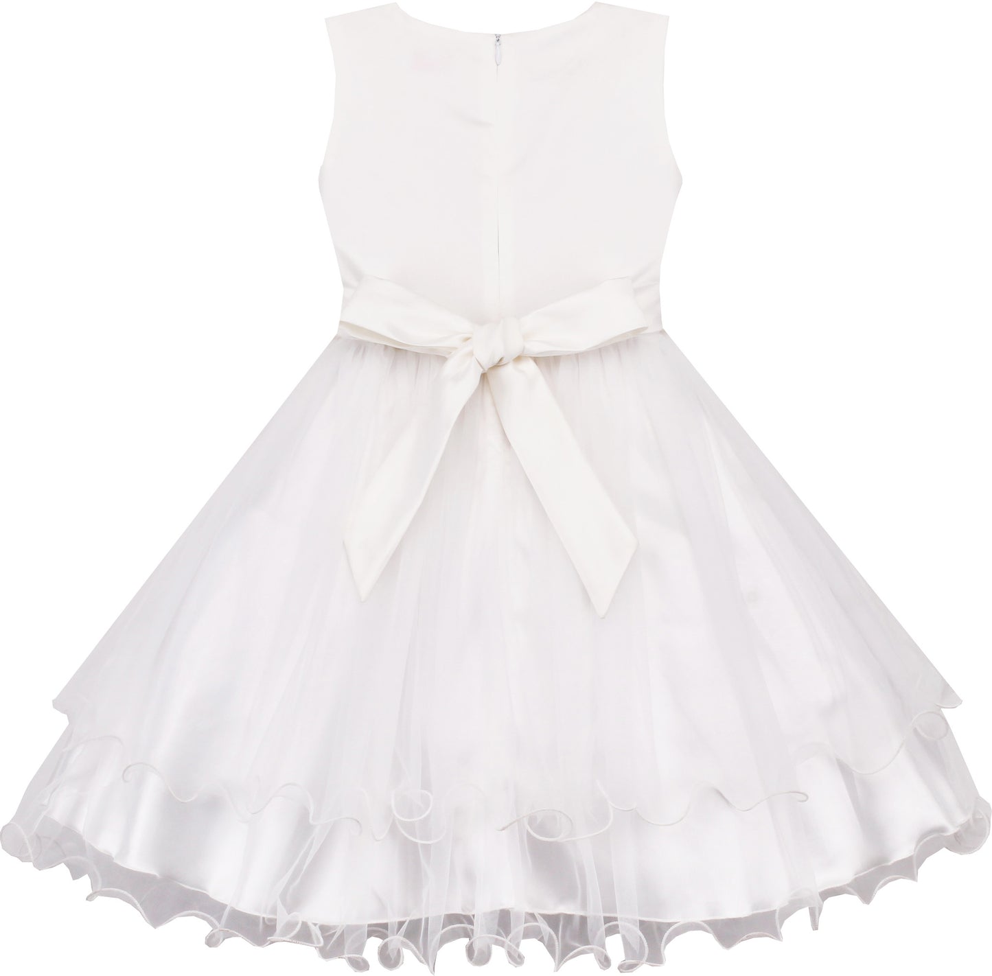 Flower Girls Dress Wedding Pageant Bridesmaid Gown Size 3-12 Years