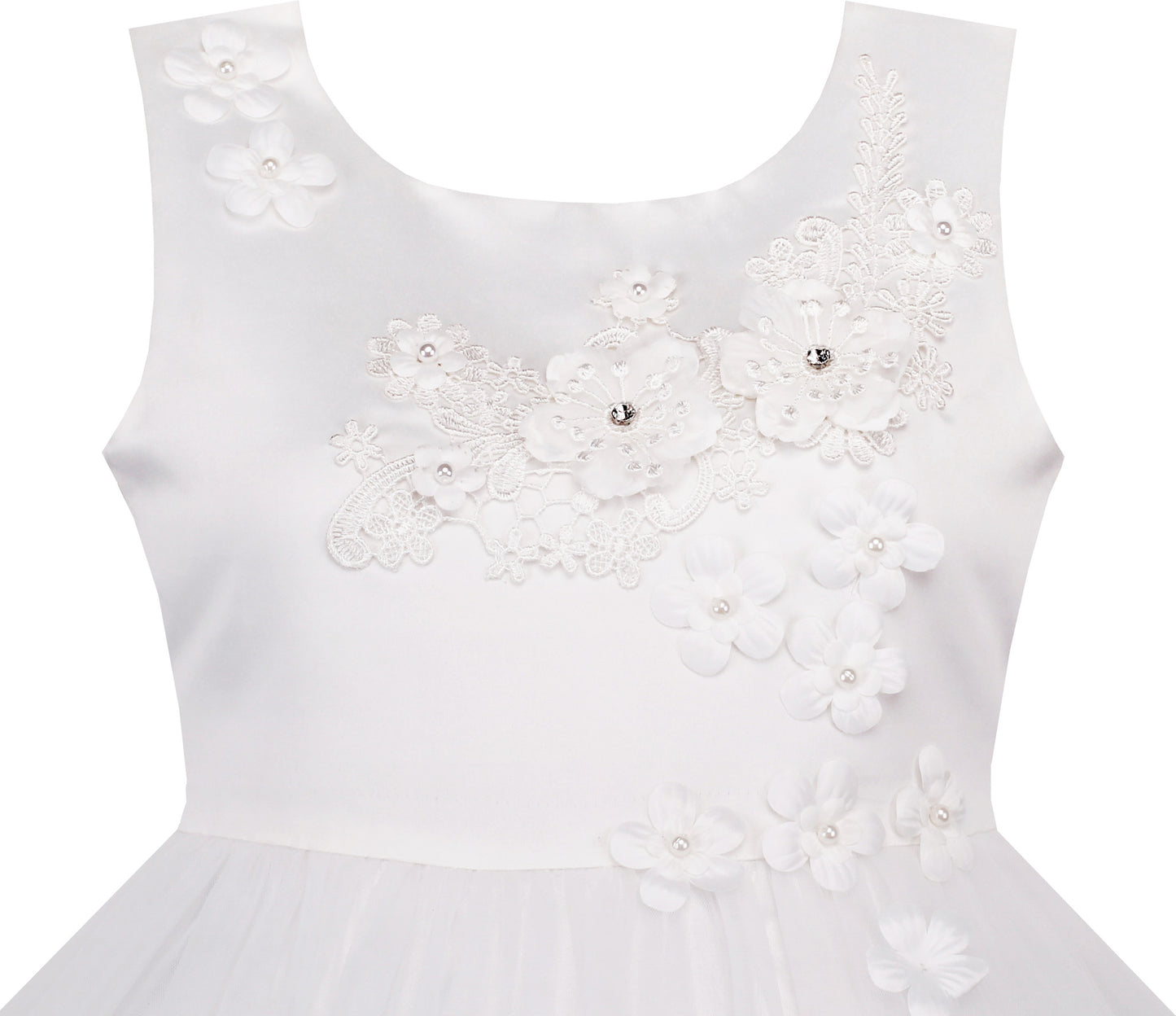 Flower Girls Dress Wedding Pageant Bridesmaid Gown Size 3-12 Years