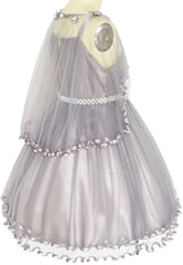 Flower Girls Dress Pearl Belt Pageant Wedding Party Size 3-14 Years