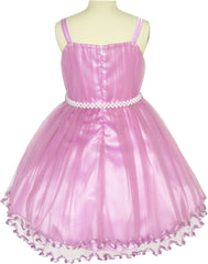 Flower Girls Dress Pearl Belt Pageant Wedding Party Size 3-14 Years