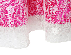 Flower Girls Dress Lace Sparkling Diamond Wedding Pageant Size 7-14 Years