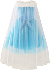 Girls Dress Elsa Princess Costume Party Birthday Size 3-12 Years