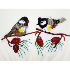 Girls Dress Vintage Bird Butterfly School Party Dress Size 5-10 Years
