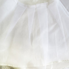 Flower Girls Dress Lace Hem Wedding First Communion Size 6-14 Years