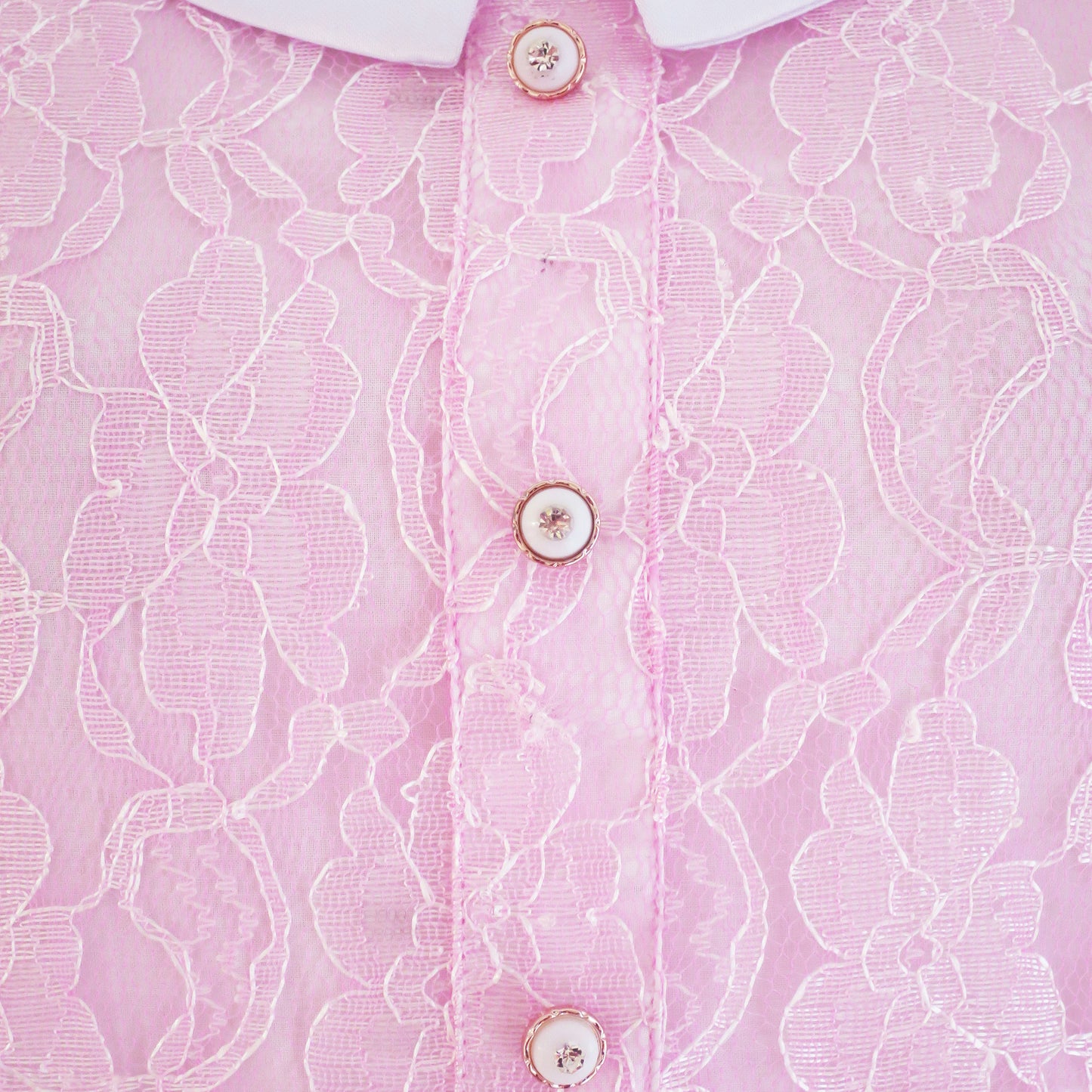 Girls Dress Flower Lace Collar Skirt Dress Size 4-14 Years