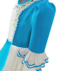 Girls Dress Snow White Princess Cartoon Mermaid Party Costume Ball Size 7-14 Years