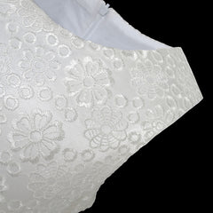Flower Girls Dress Lace Tassels Hem Wedding First Communion Size 7-14 Years