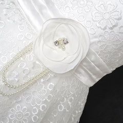 Flower Girls Dress Lace Tassels Hem Wedding First Communion Size 7-14 Years