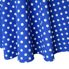 Girls Dress Dot Bow Tie Short Sleeve Summer Beach Size 4-12 Years