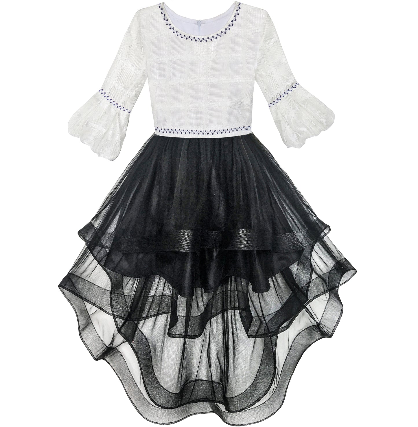 Girls Dress Hi-lo Party Dancing Pageant Size 6-14 Years