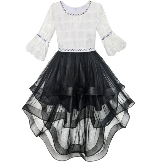 Girls Dress Hi-lo Party Dancing Pageant Size 6-14 Years
